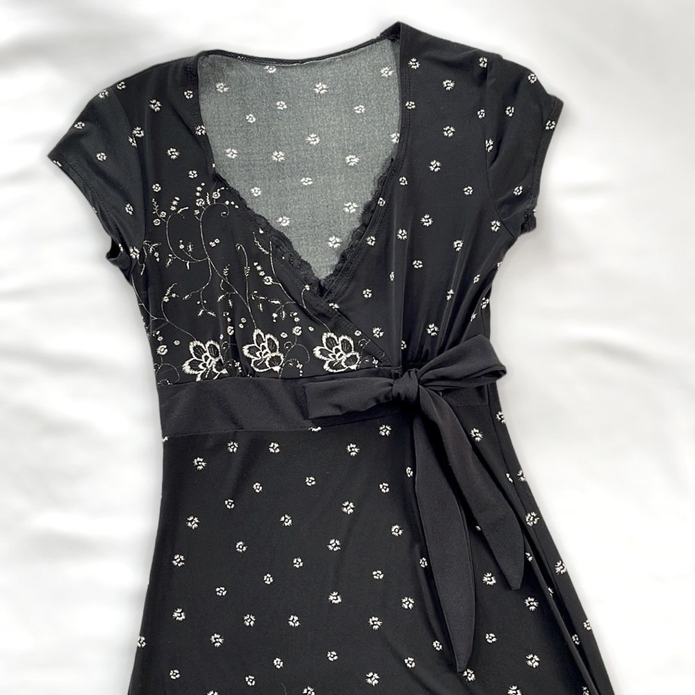 🍀3/50 Faux Wrap Dress (XS)